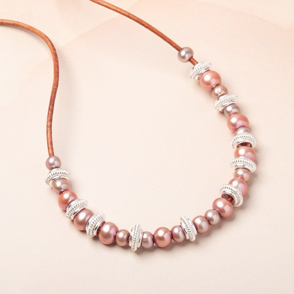 10mm Pinwheel Spacer with 4mm Large Hole 8 inch 43 Beads