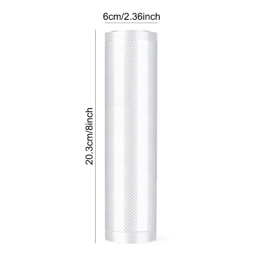 2 Pack Vacuum Sealer Bags; 8Inx16Ft Rolls Food Saver Bags for Sous Vide; BPA Free 2 Packtotal 32Ft