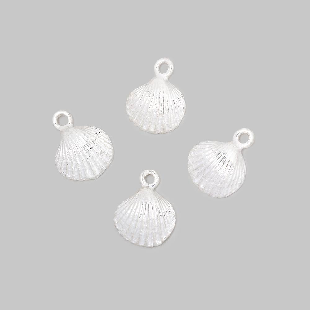 11mm Seashell Pendant Charm Set of 4 pieces