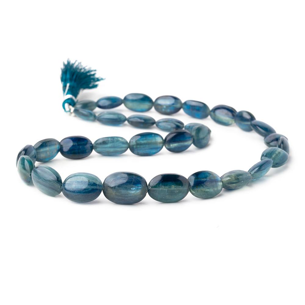 11x7-15.5mm Tanzanian Kyanite Plain Oval Beads 15 inch 29 pcs AA