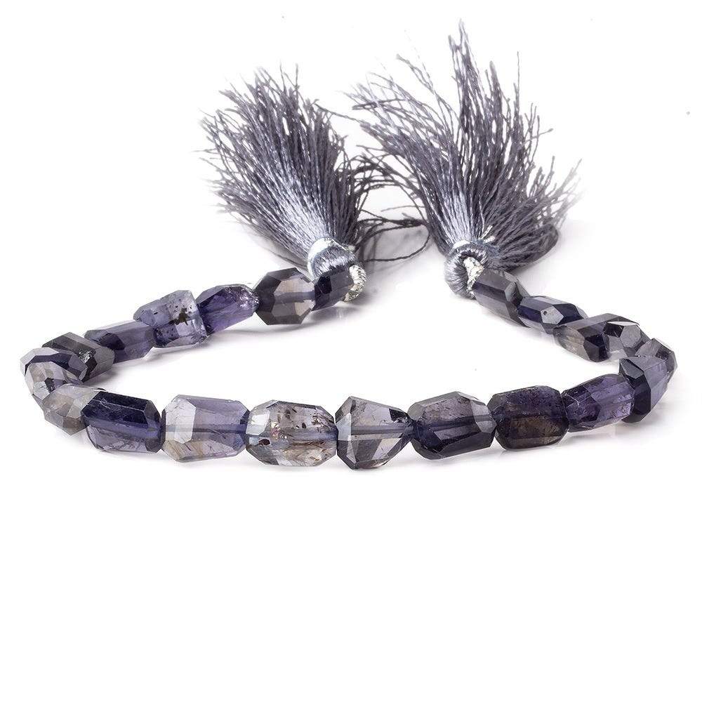 11x7mm Iolite Faceted Nugget Beads 8 inch 22 pieces AA