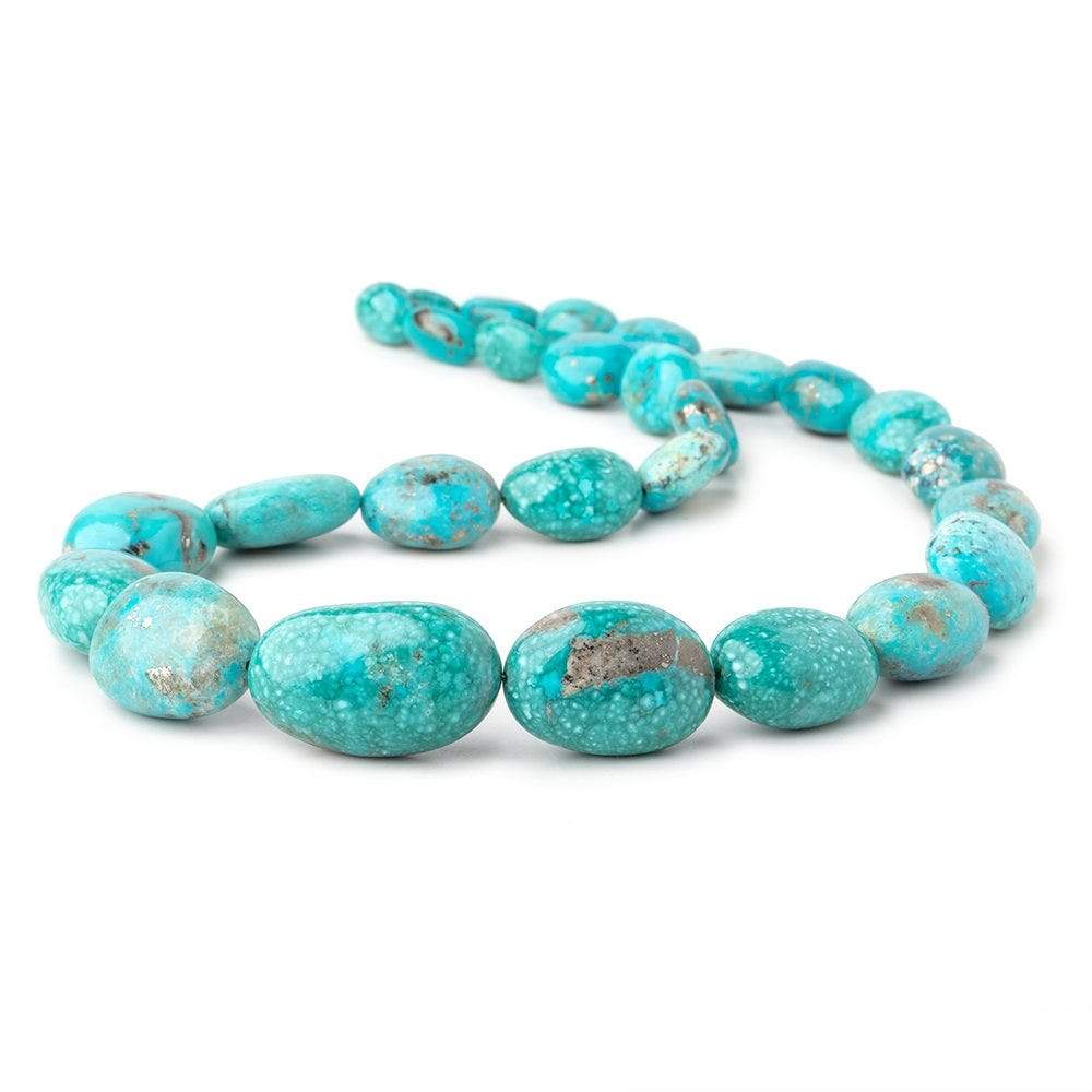 11x8-27x16mm Sleeping Beauty Turquoise Plain Nuggets 18 inch 27 Beads