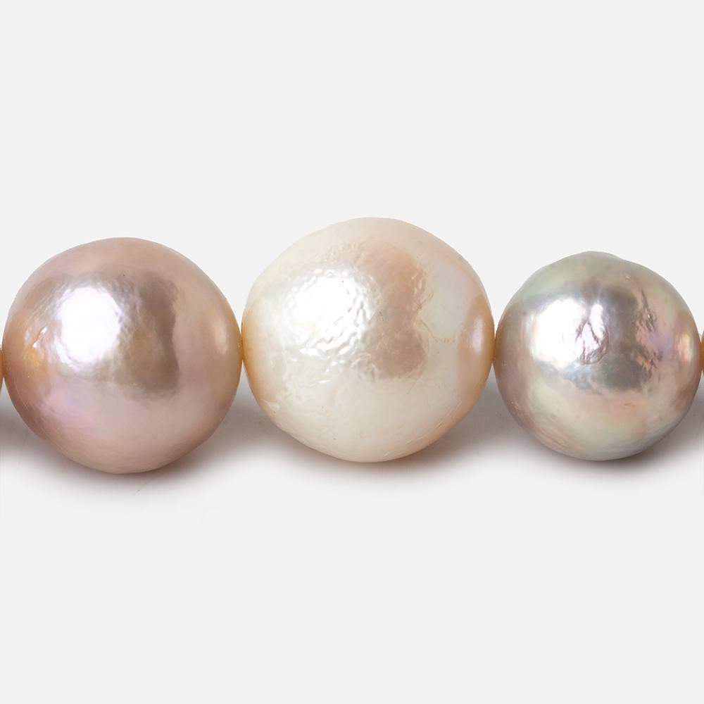 13-16mm Tri Color Baroque Freshwater Pearl 16 inch 30 pieces