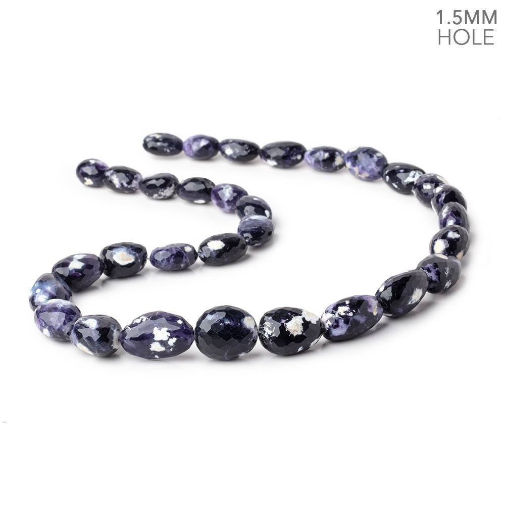 13x11-22.5x14mm Morado Purple Opal Faceted Nuggets 20 inch 31 Beads AAA