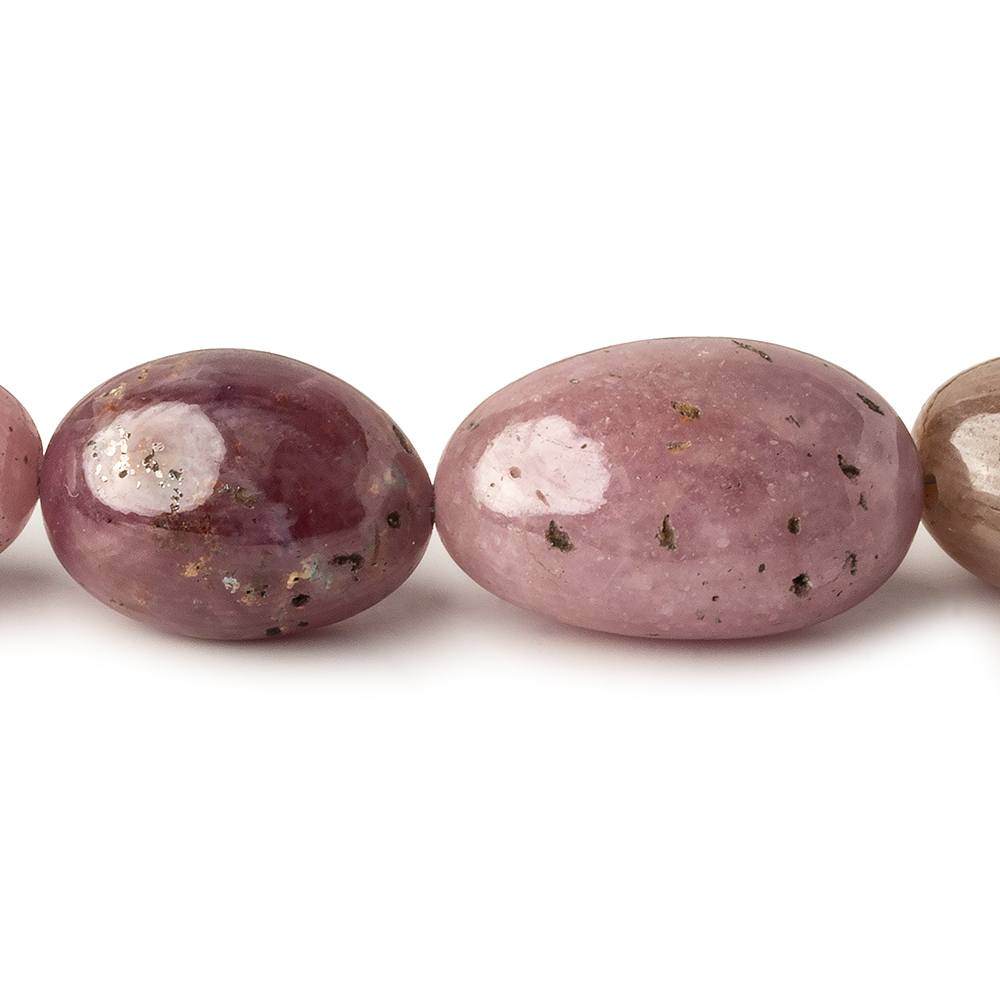 13x11-23x15mm Multi Color Sapphire & Ruby Plain Nugget Beads 17 inch 26 pieces