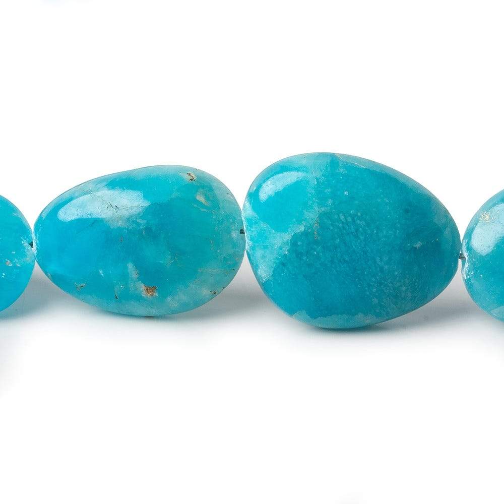 13x11.5-22x17mm Hemimorphite plain nuggets 14 inch 23 beads