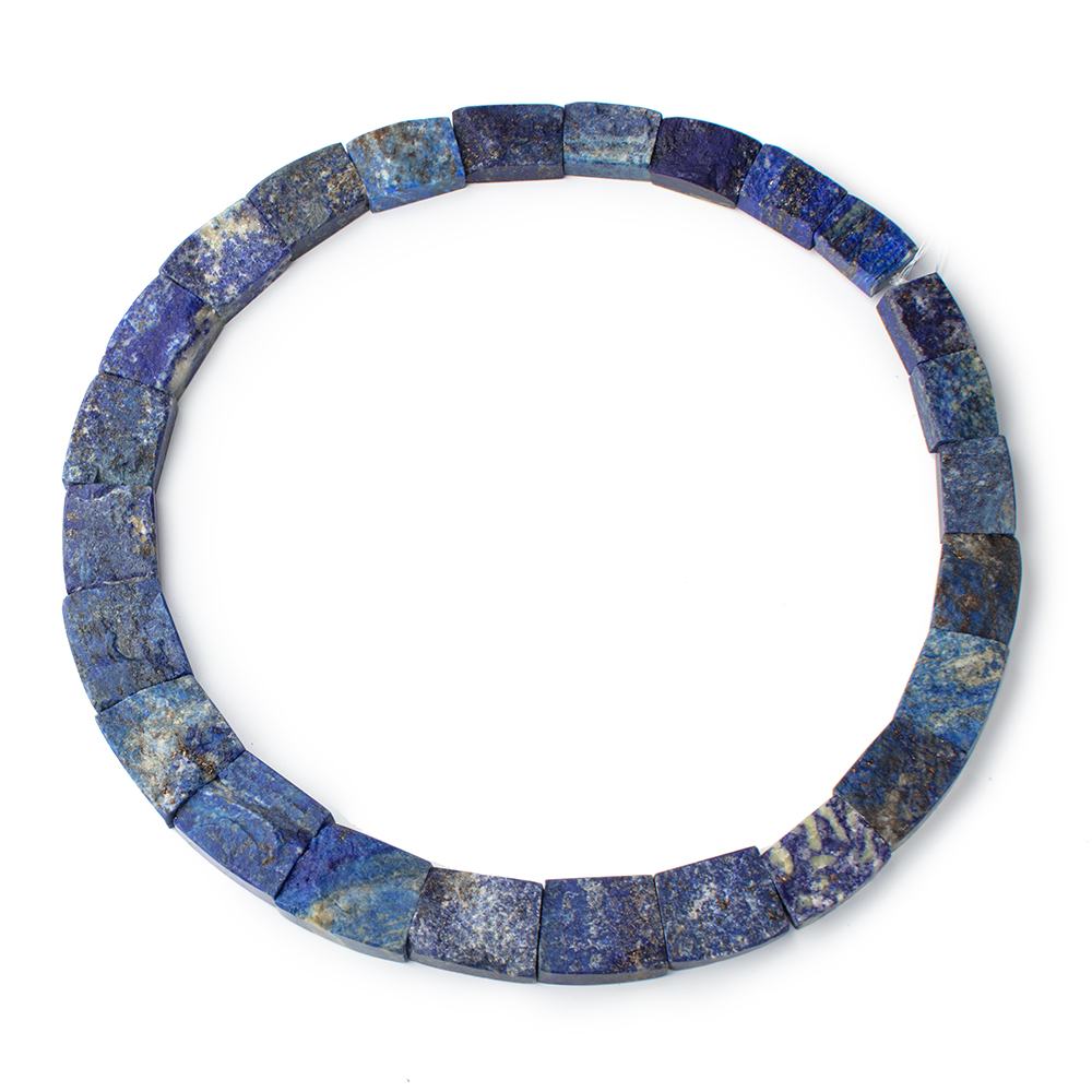 13x17-20x22mm Natural & Polished Lapis Lazuli Fancy Shape Collar 25 Beads
