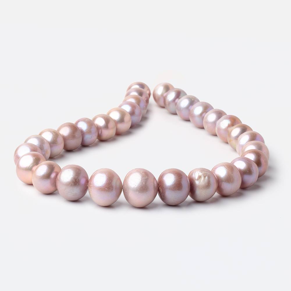 14-18mm Petal Pink Baroque Freshwater Pearls 16 inch 30 Beads