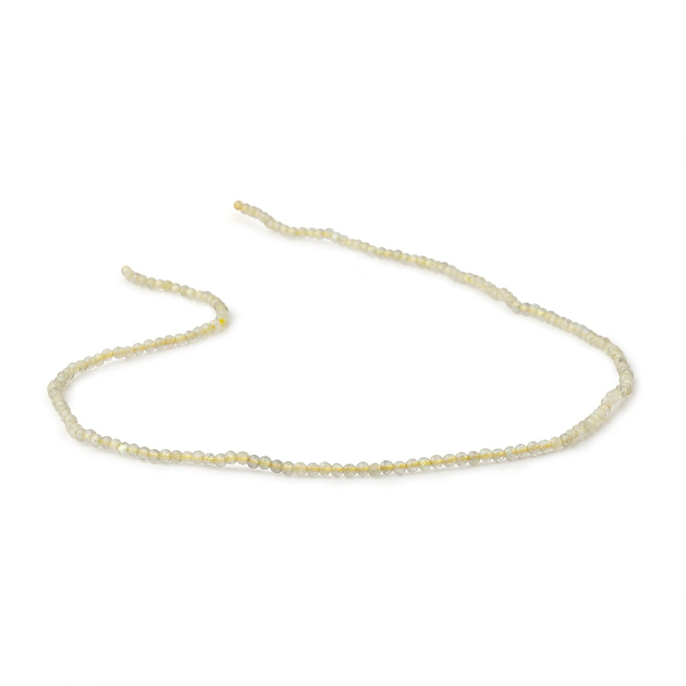 2mm Olive Labradorite Micro Faceted Round Beads 12.5 inch 170 pieces