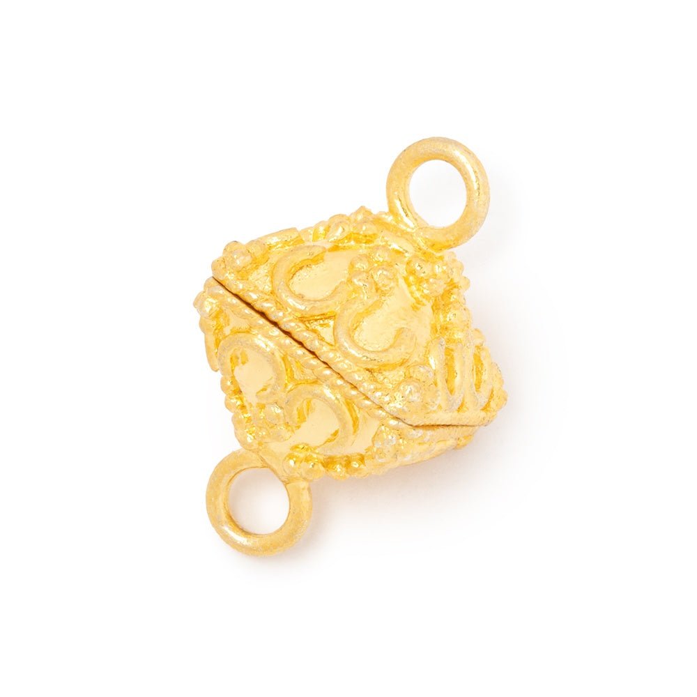 14mm Moroccan Design Bipyramid Magnetic Clasp 1 piece