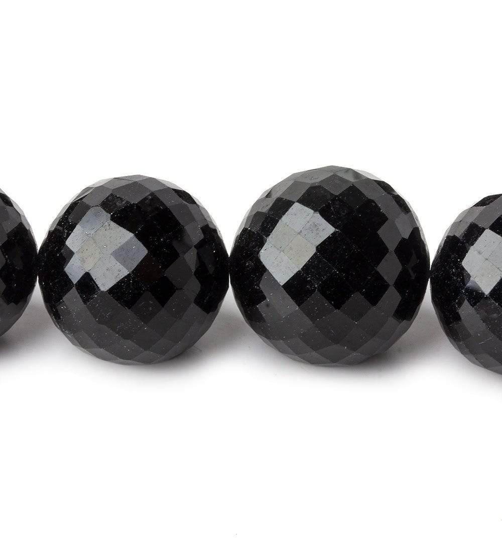 15-17.5mm Rainbow Obsidian faceted round beads 17 inches 28 pieces