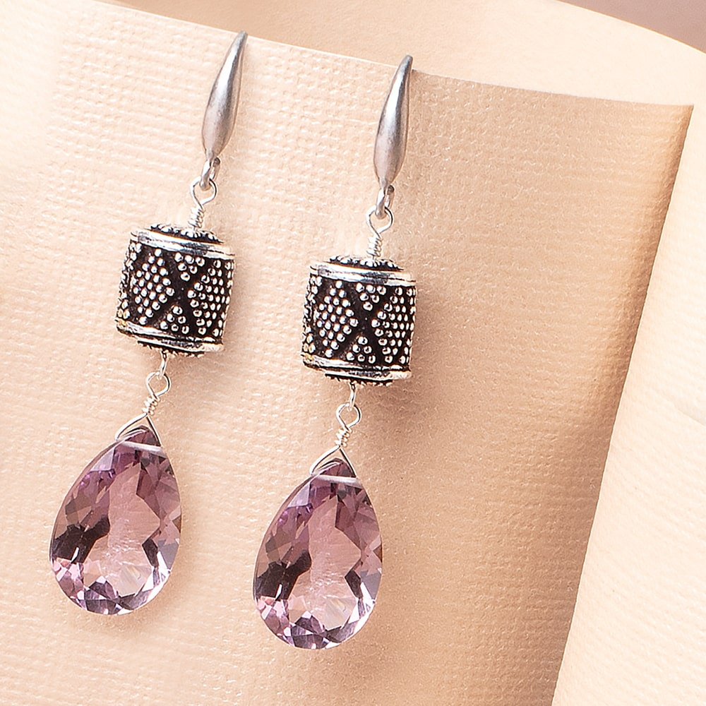 15mm Sterling Silver Earwire with a Satin Finish Set of 2 pieces