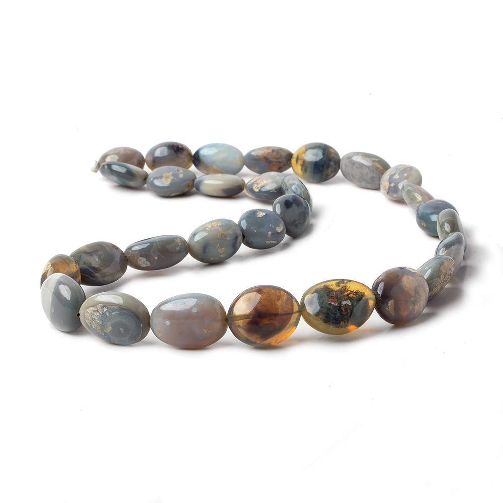 15x11-16x13mm Australian Opal Plain Nugget Beads 17 inch 29 pieces