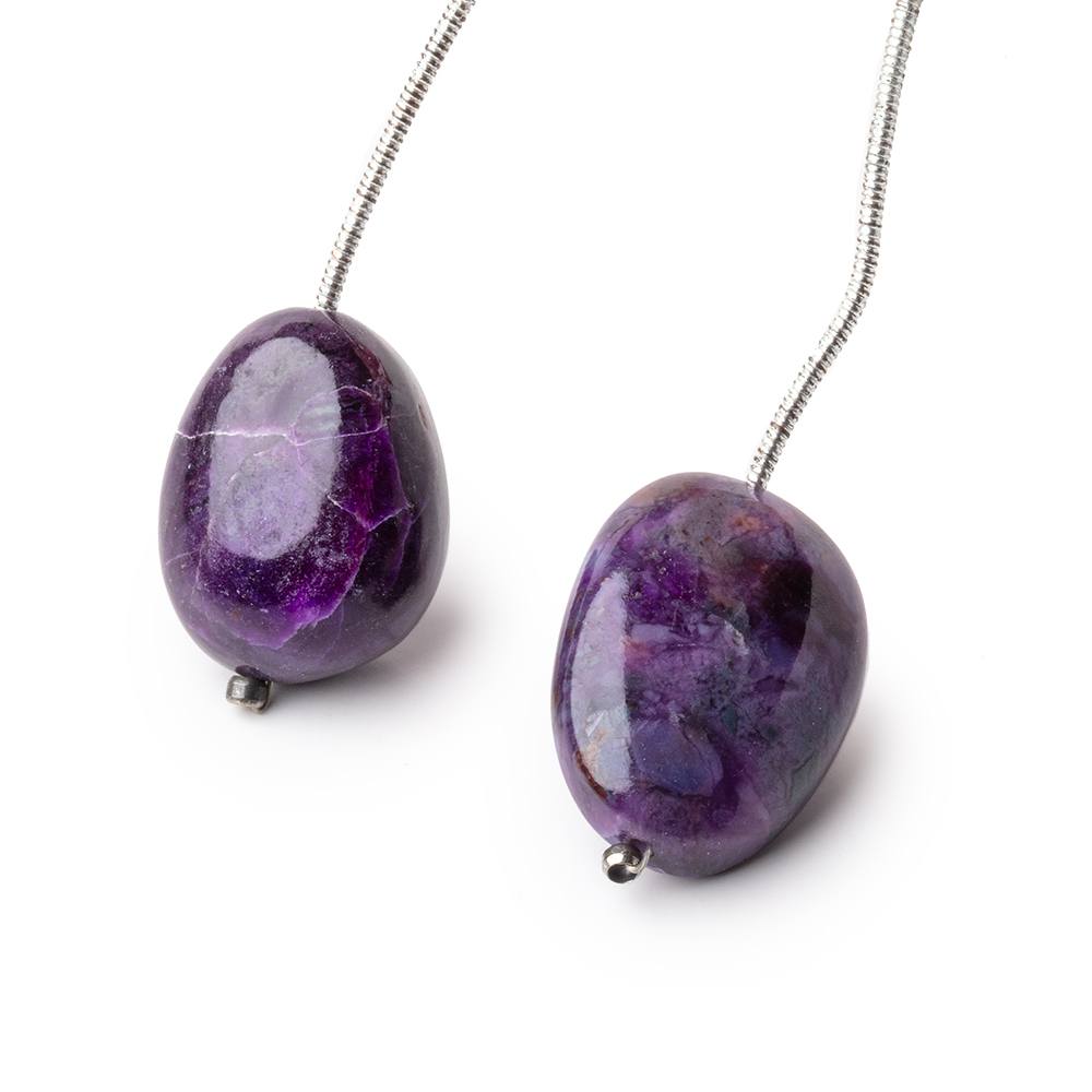 18-21mm Sugilite Plain Nugget Focal Beads AAA