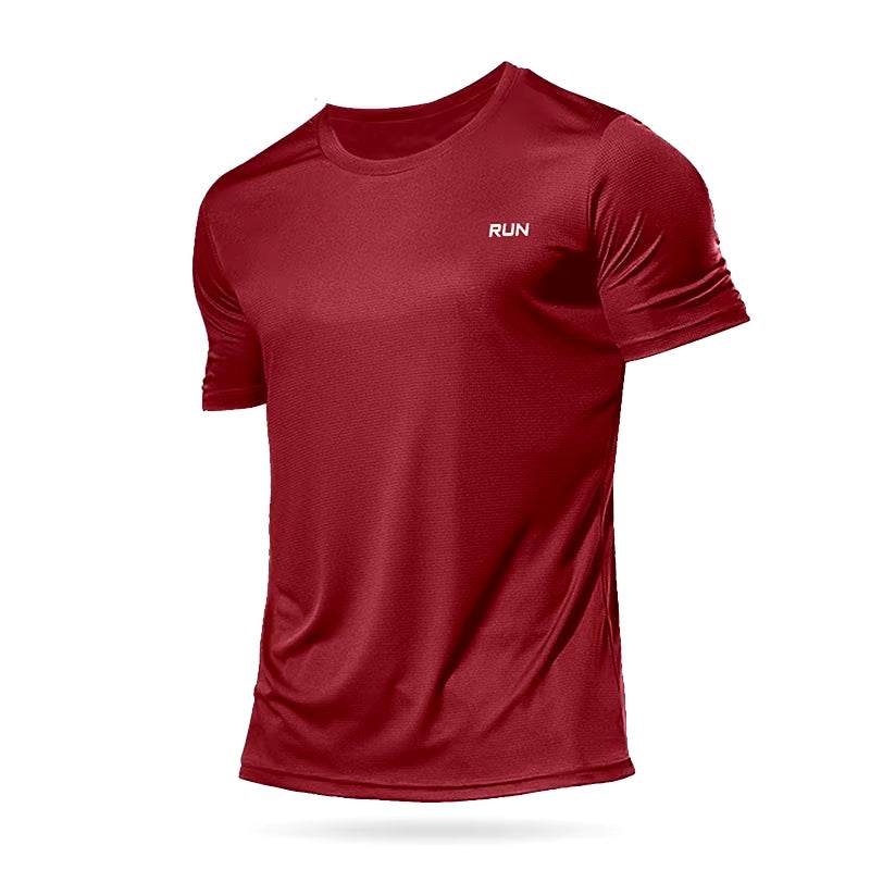 Men's Quick Dry Sports T-Shirts - Compression Running & Soccer Jerseys for Gym Fitness