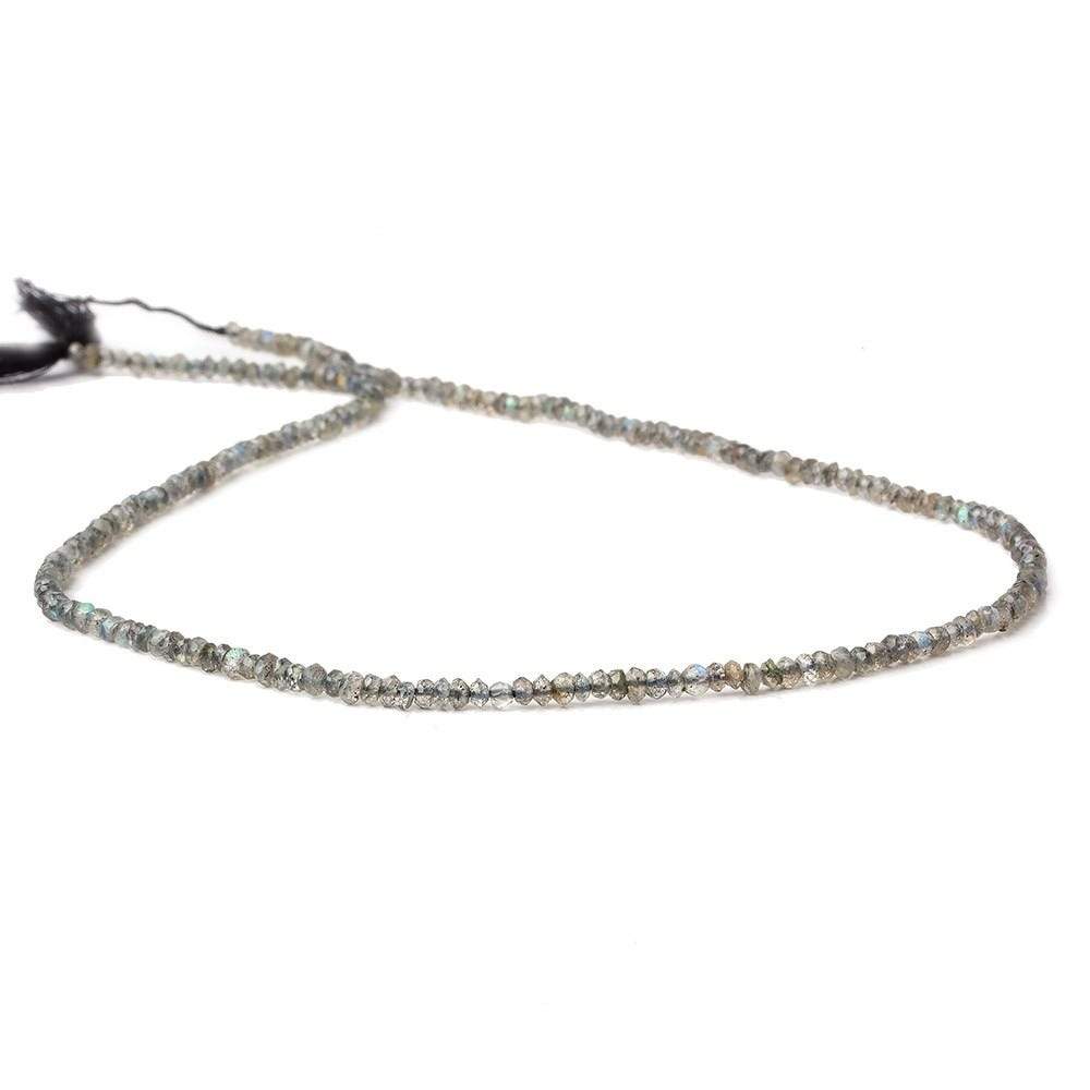 2-2.5mm Labradorite Beads Faceted Rondelle 13.5 162 pieces