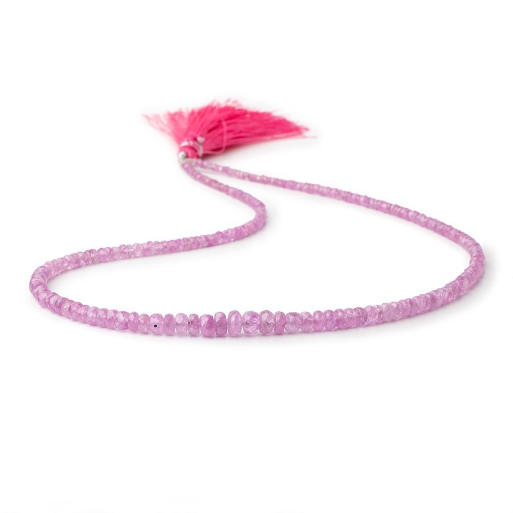 2.5-6mm Burmese Ruby Faceted Rondelle Beads 16 inch 200 pieces