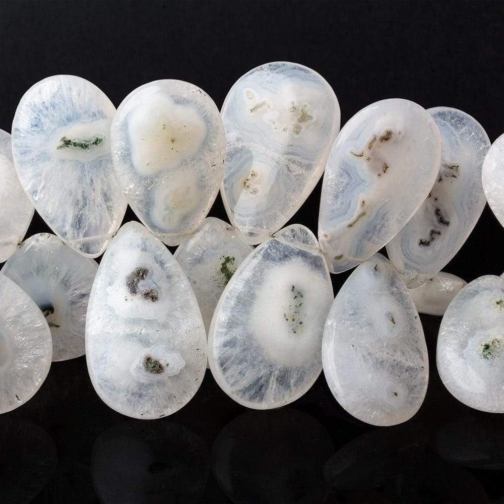 20.5x15-26x16mm Solar Quartz Plain Pear Beads 6.5 inch 27 pieces