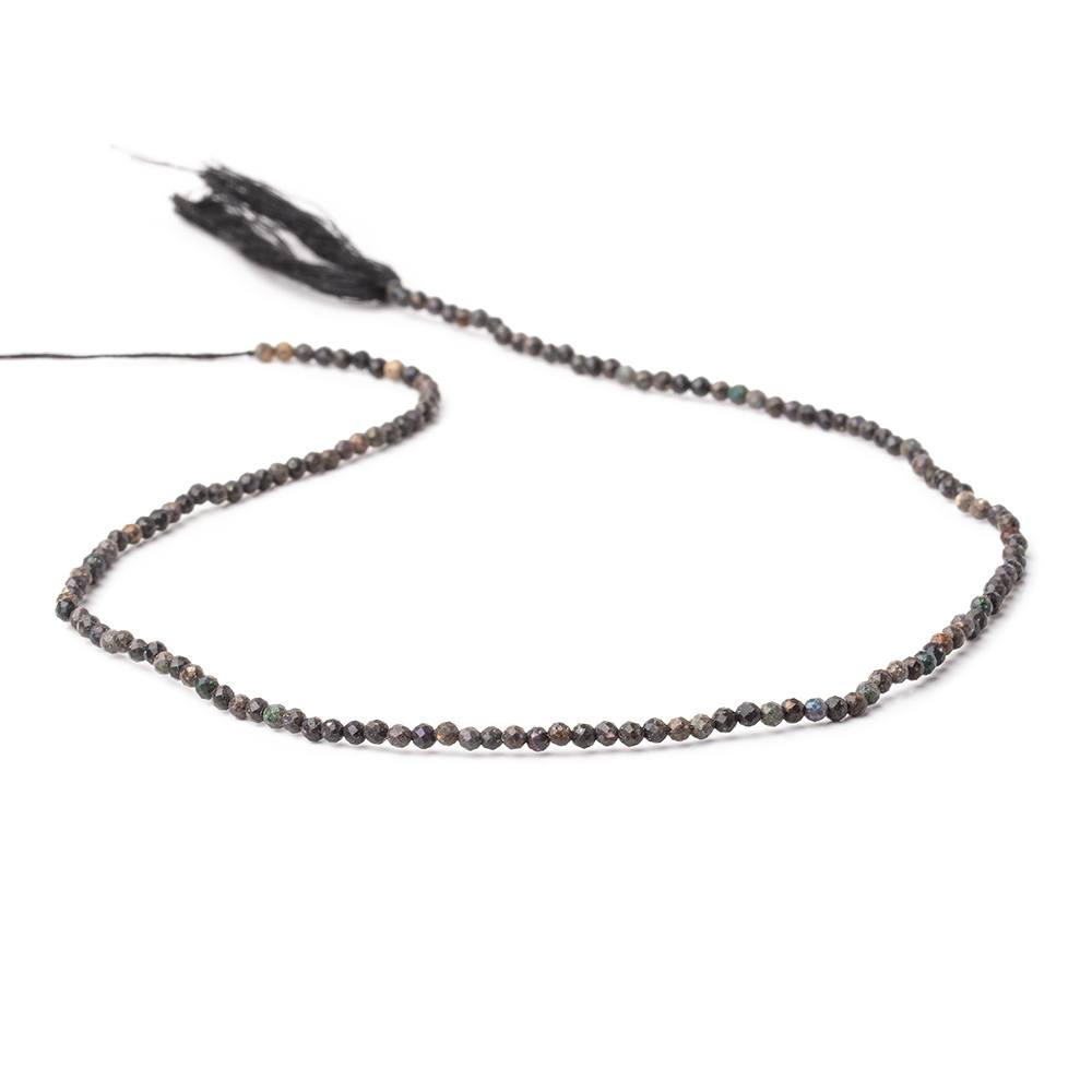 2.2mm Australian Boulder Opal Micro Faceted Round Beads 12.25 inch 150 pieces