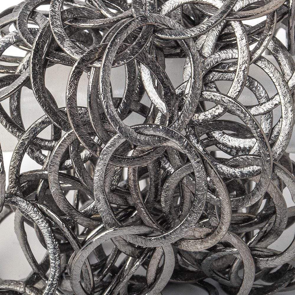 22x17mm Black Gold plated Brushed Oval Link Chain by the foot