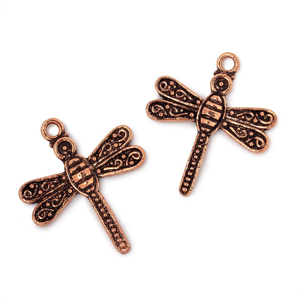 23mm Dragonfly Pendant Charm Set of 2 pieces