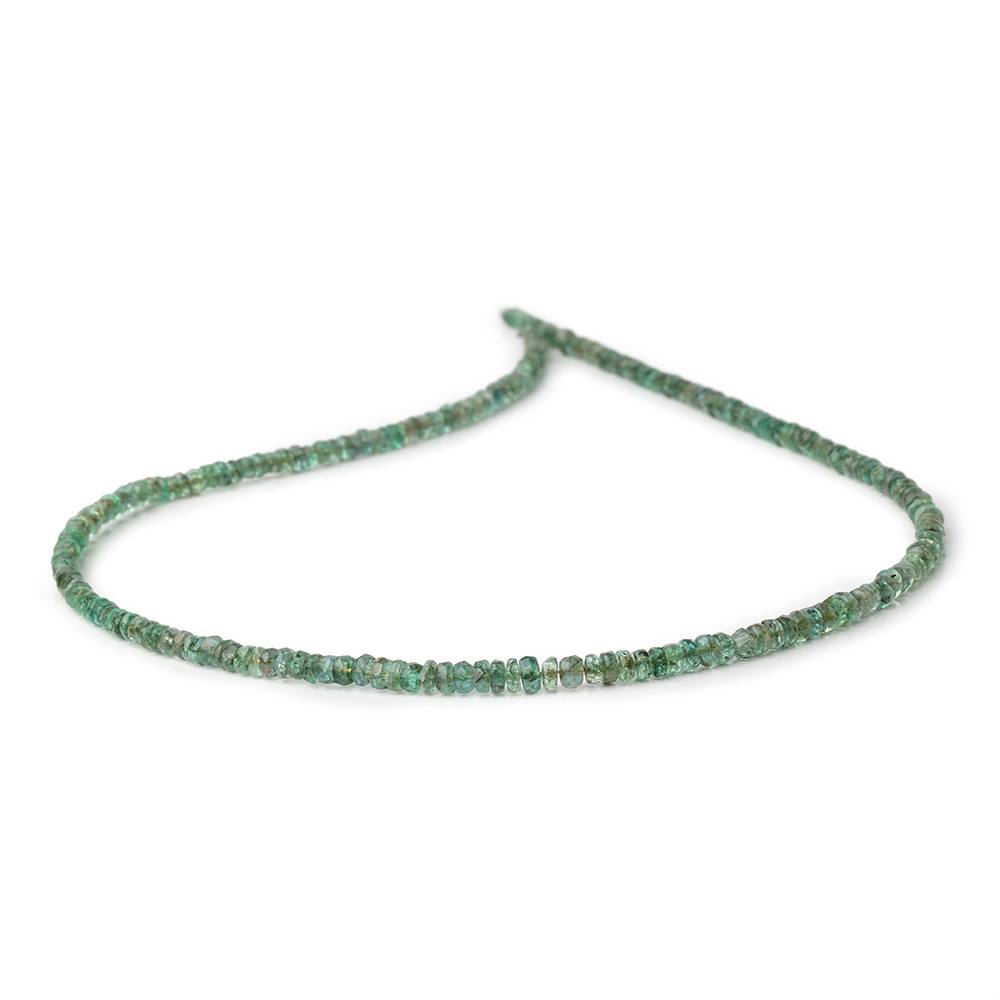 2.5-3.5mm Emerald faceted rondelle beads 16 inches 236 pieces A