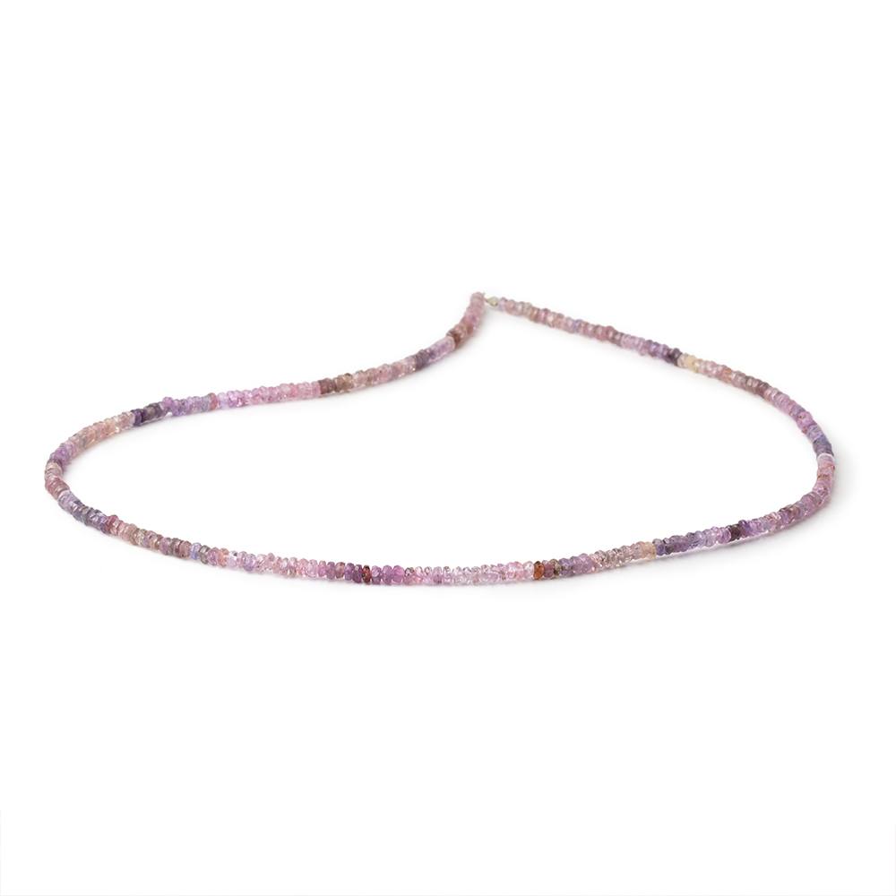 2.5-3mm Multi Color Spinel Faceted Rondelle Beads 16 inch 272 pieces