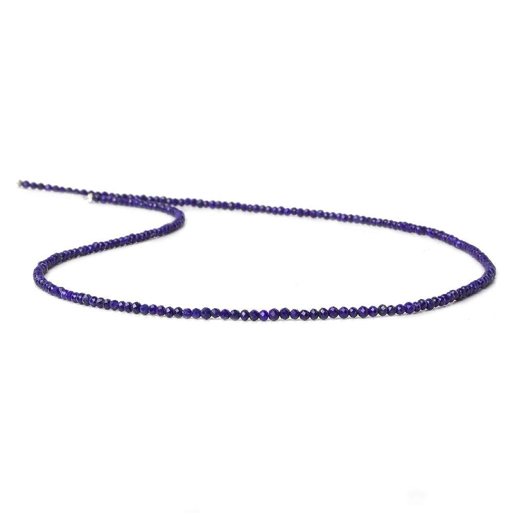 2.5mm Lapis Lazuli MicroFaceted rondelle beads 17 inch 200 pieces