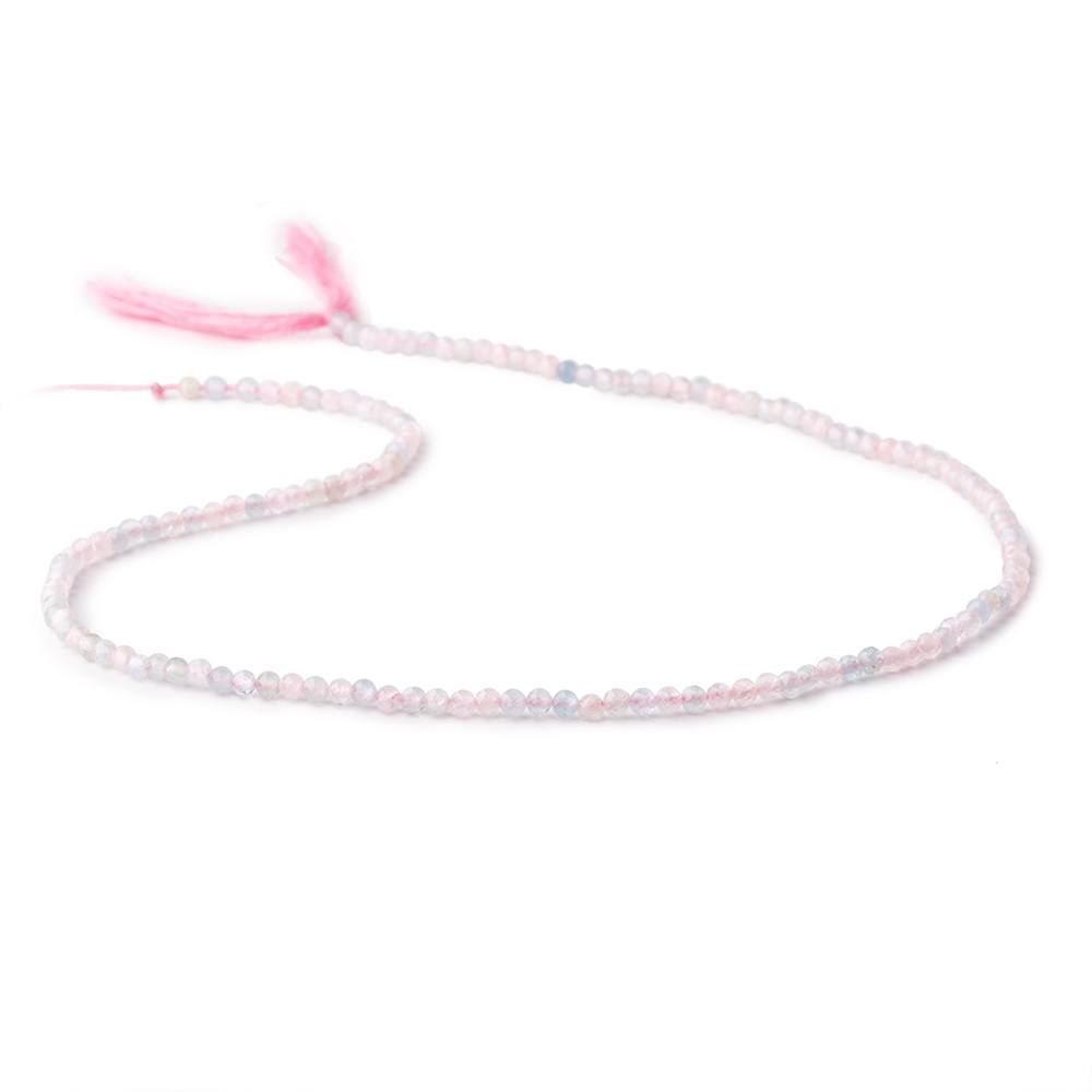 2.5mm Multi Color Beryl Micro Faceted Round Beads 12.5 inch 124 pieces