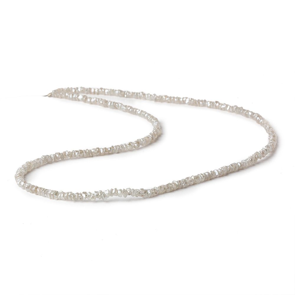 3.5mm Mystic Champagne Zircon native cut rondelle beads 16 inch 250pcs
