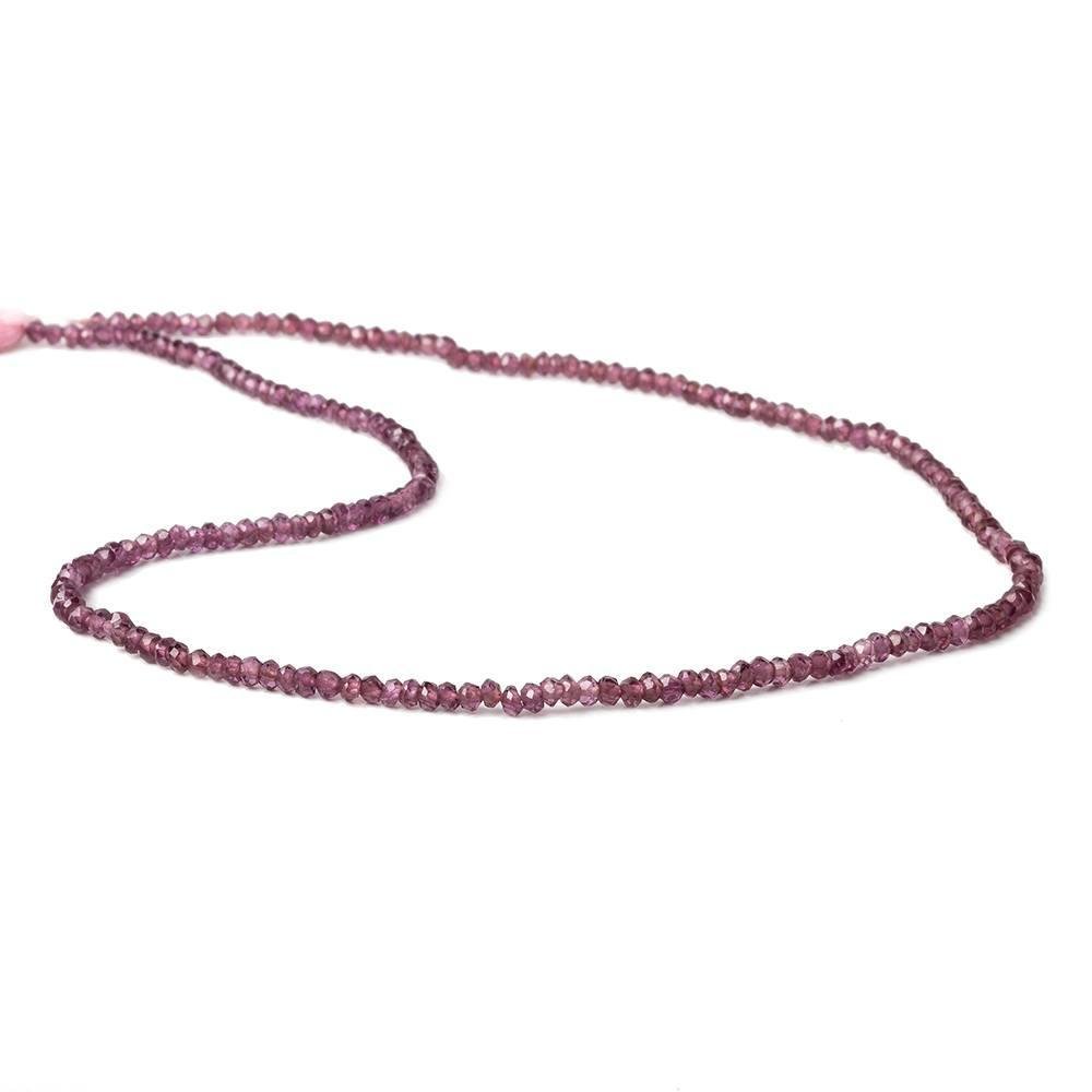 2.5-3mm Rhodolite Garnet faceted rondelle beads 13.5 inch 234 beads