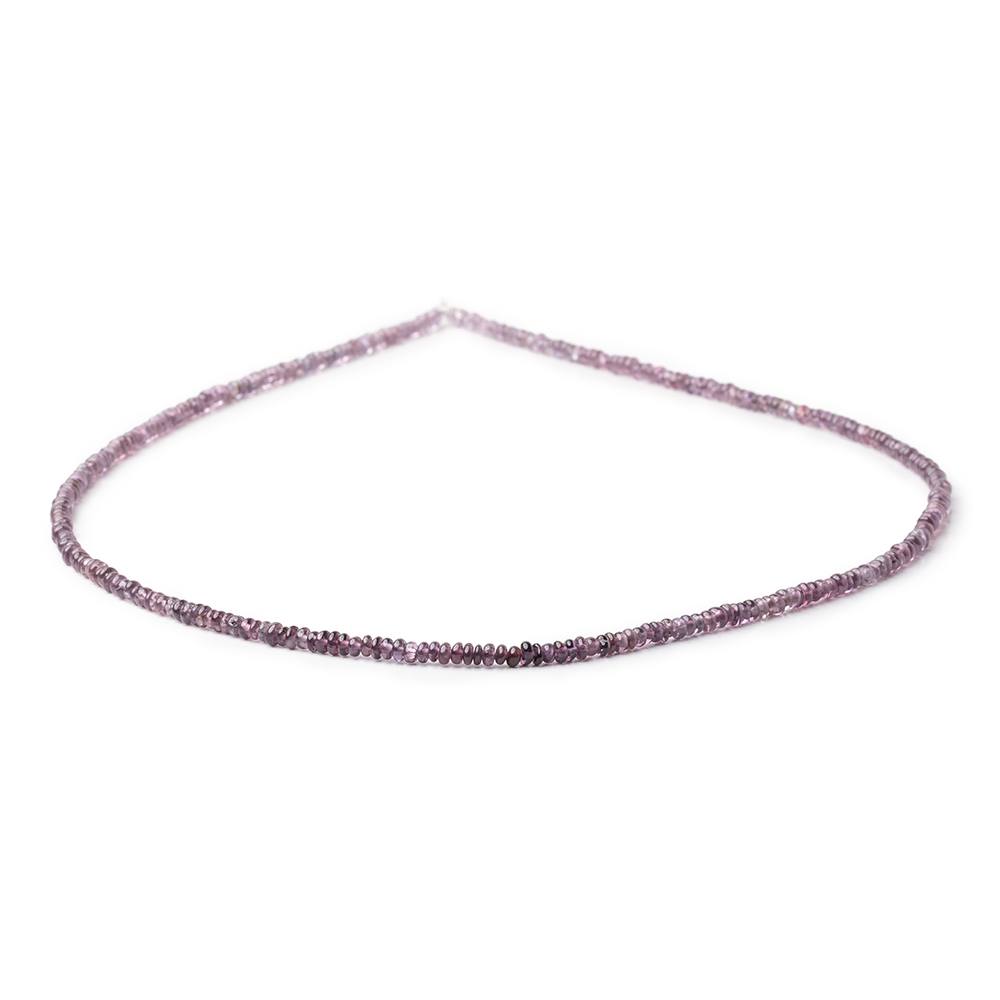 2.5mm Shaded Plum Spinel Plain Rondelle Beads 16 inch 300 pieces AA