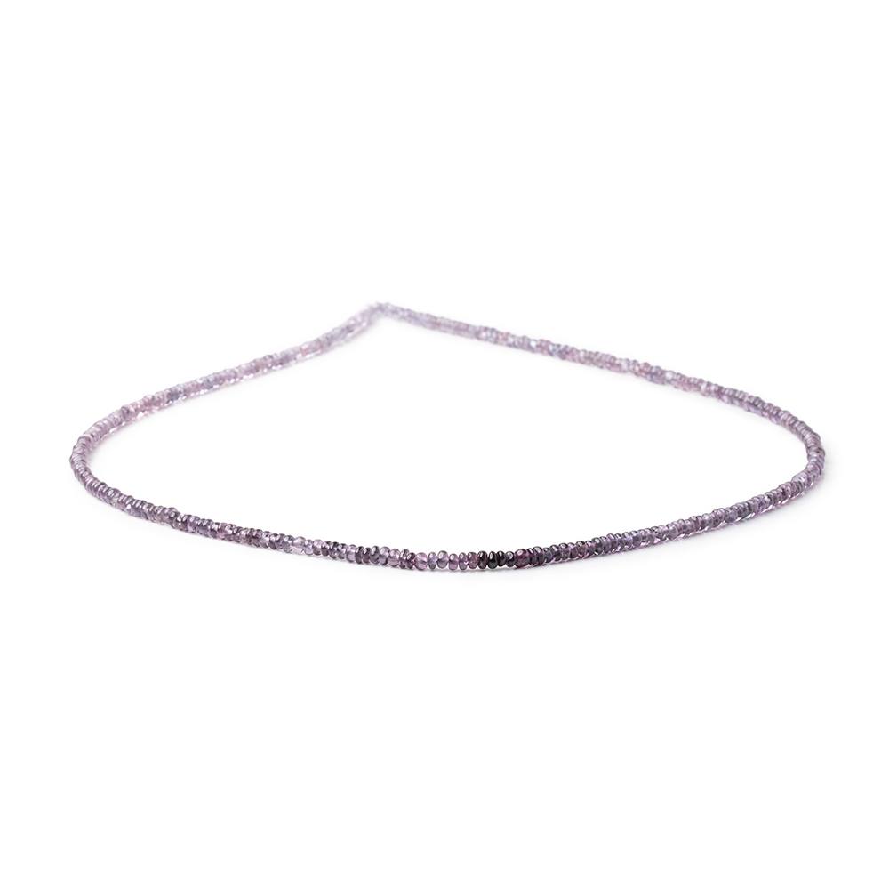 2.5mm Shaded Purple Spinel Plain Rondelle Beads 16 inch 300 pieces AA