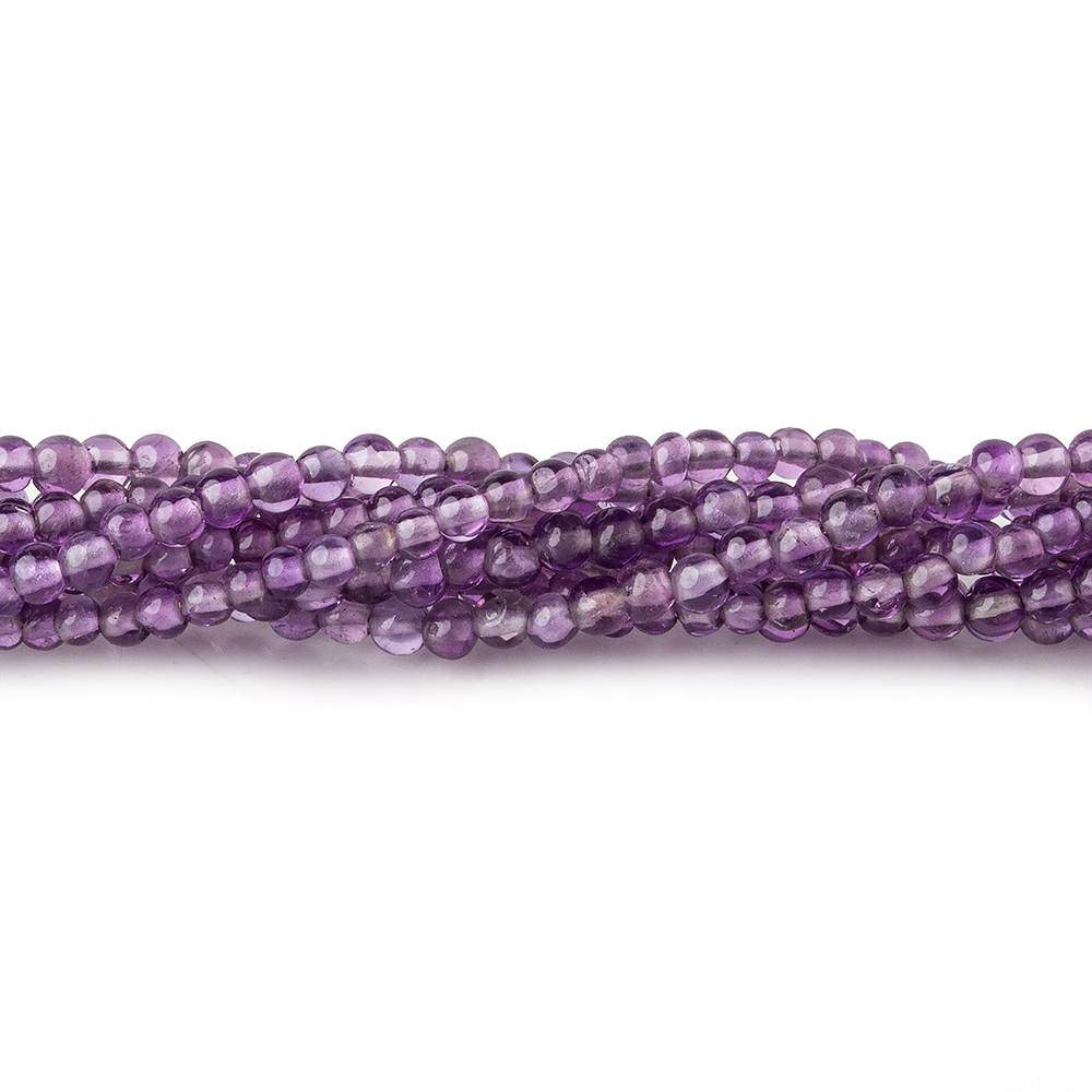 2mm Amethyst Plain Round Beads 13 inch 175 pieces