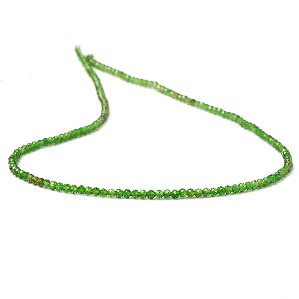2mm Chrome Diopside Micro Faceted round beads 13 inch 165 pieces