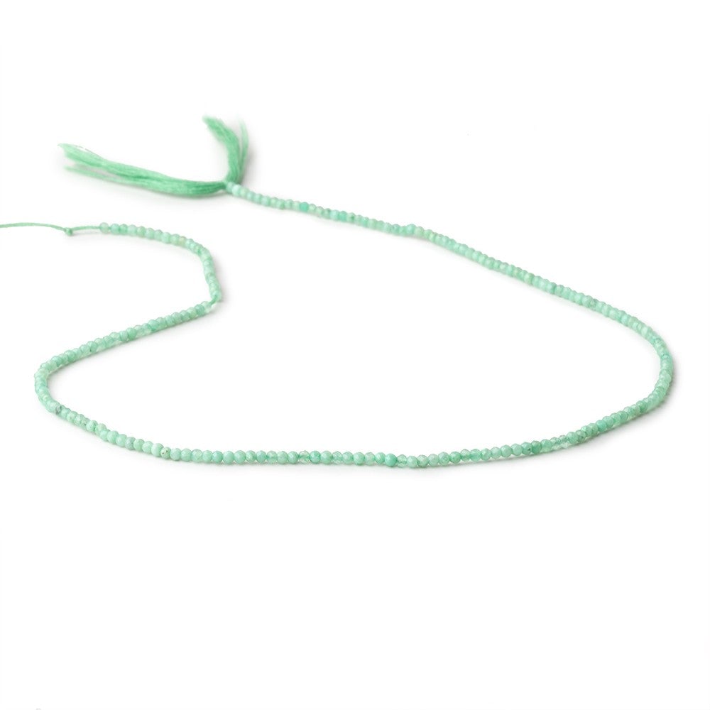 2mm Chrysoprase Micro Faceted Rondelle Beads 12.5 inch 195 pieces AA