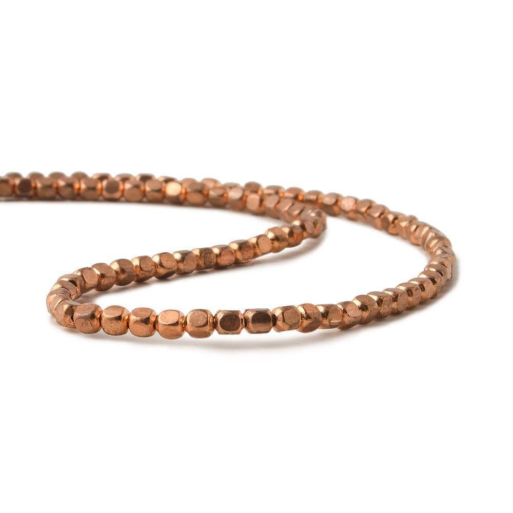 2mm Copper Plain Cube 8 inch 94 pcs