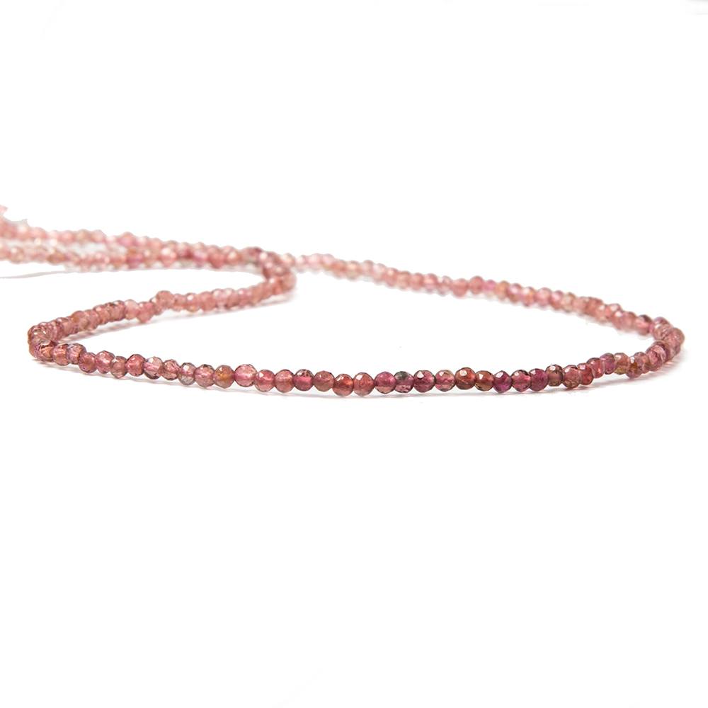 2mm Pink Tourmaline Faceted Rounds 14.25 inch 160 pieces