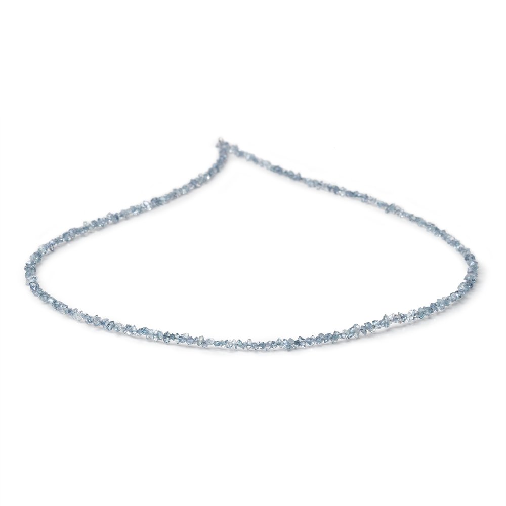 2x1-3x1.5mm Aqua Double Terminated Quartz Beads 15.5 inch 300 pieces