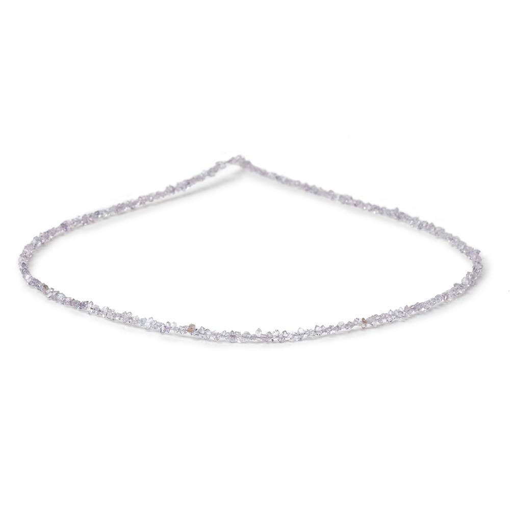 2x1-3x1.5mm Lilac Double Terminated Quartz Beads 15.5 inch 300 pieces