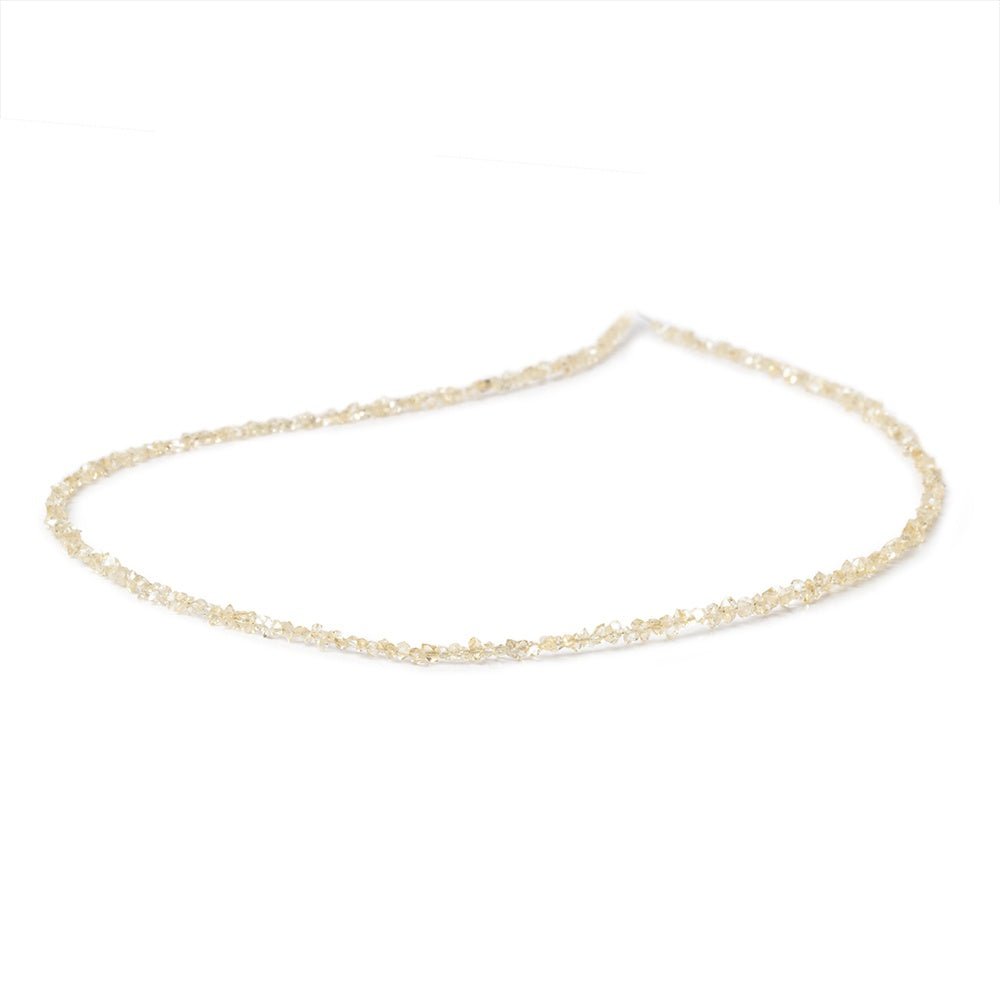 2x1-3x1.5mm Yellow Double Terminated Quartz Beads 15.5 inch 300 pieces