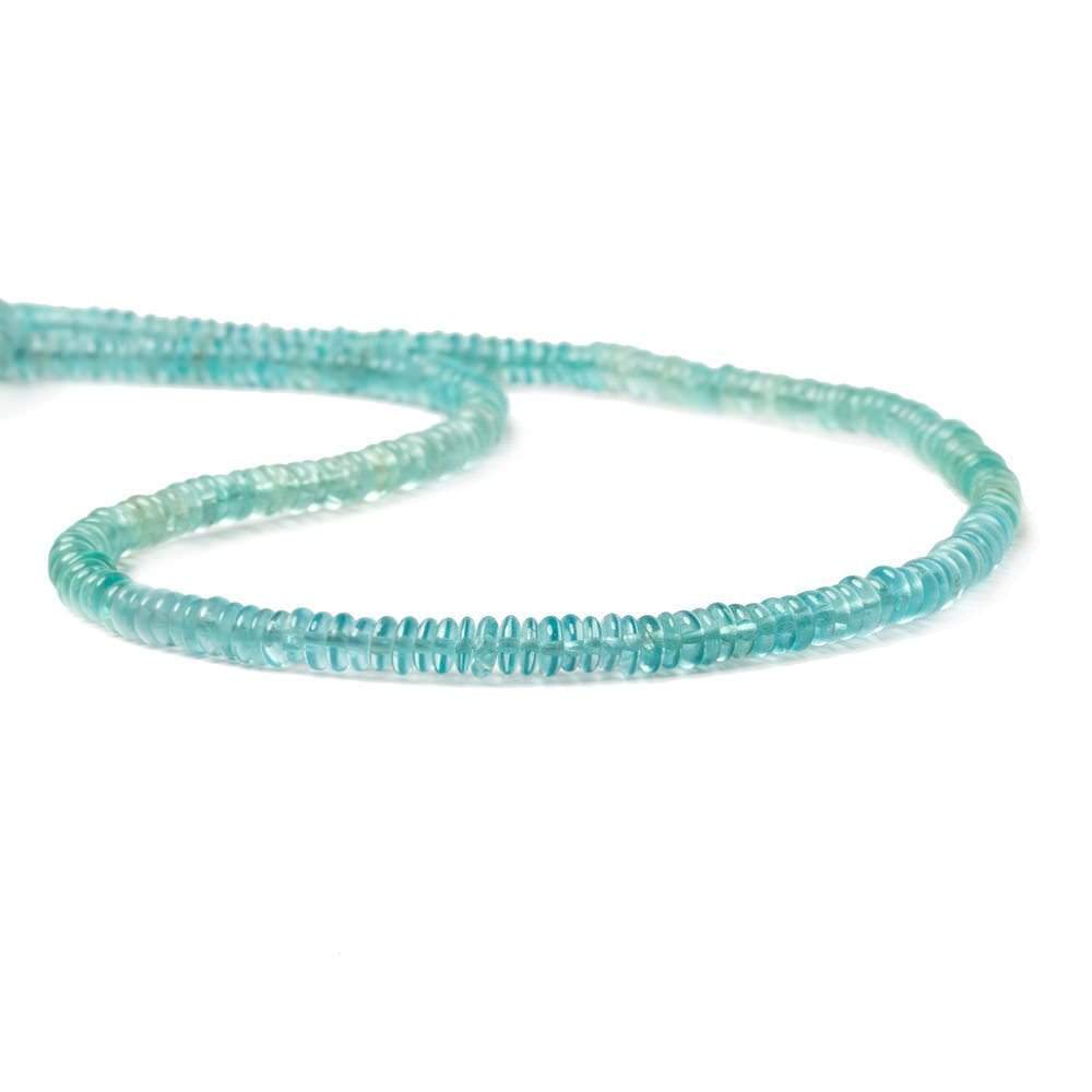 3-4mm Shaded Apatite Plain Rondelle Beads 13 inch 225 pieces