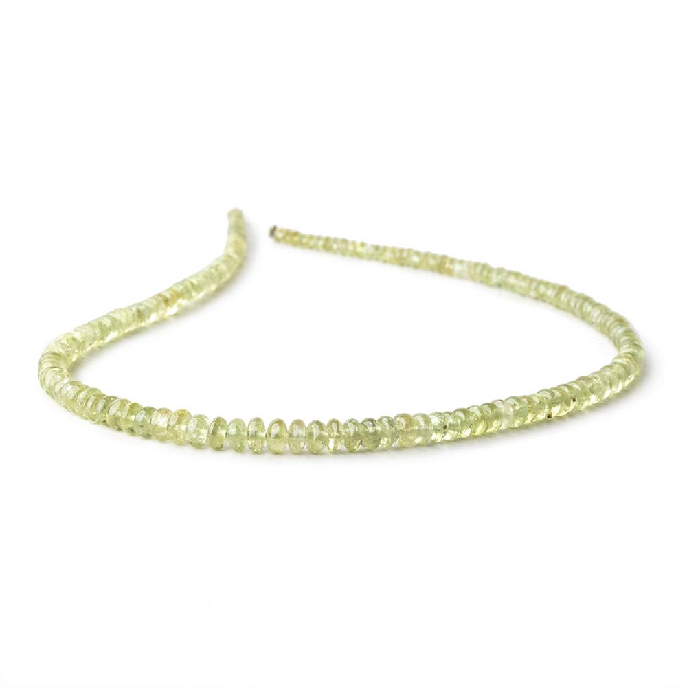 3-5mm Grossular Garnet Plain Rondelle Beads 16 inch 155 pieces