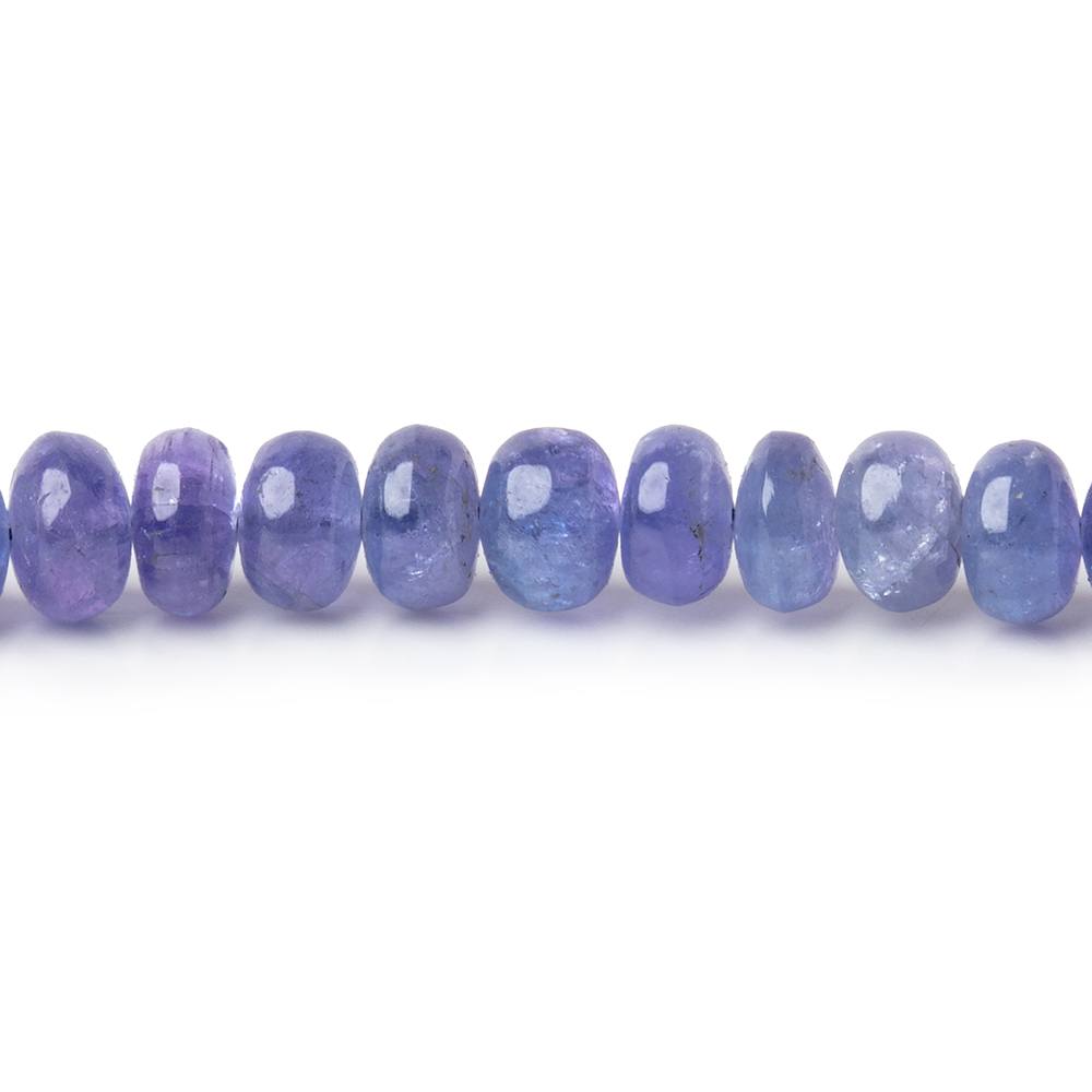 3-5mm Tanzanite Plain Rondelle Beads 15.5 inch 145 pieces A