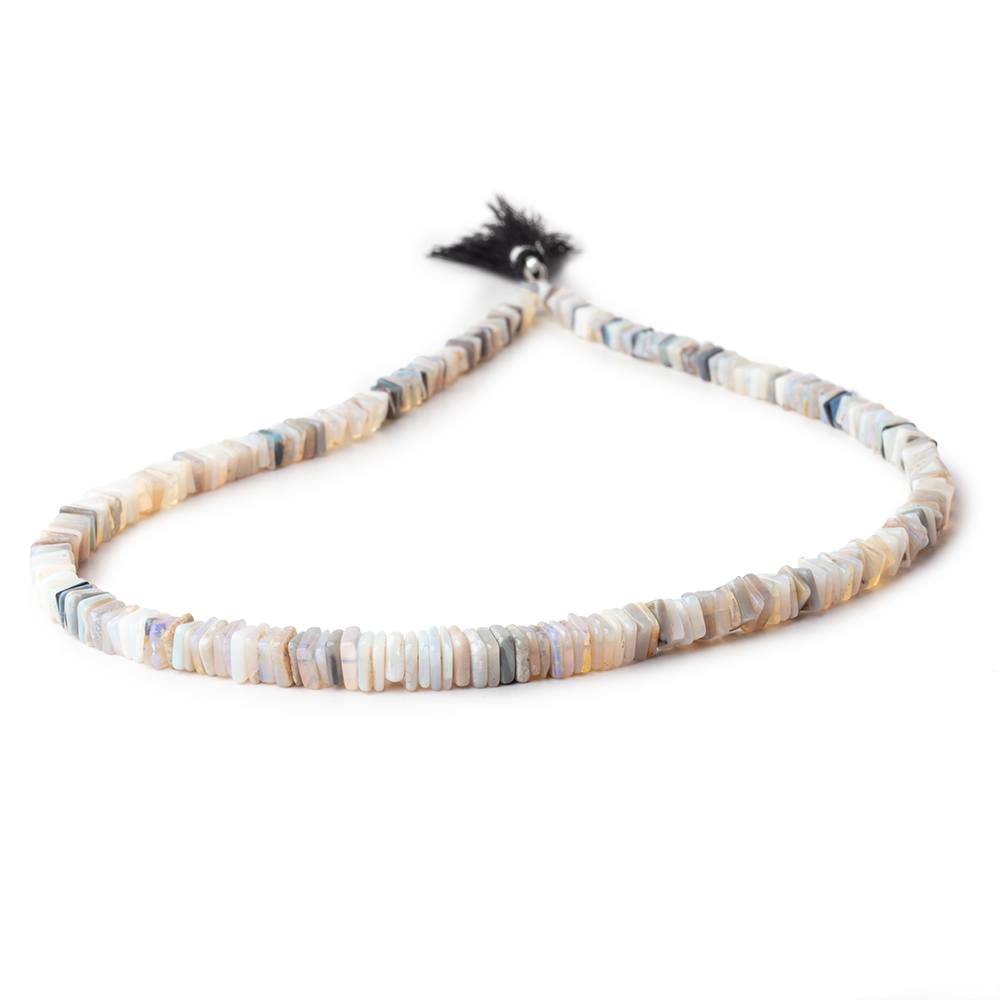 3-6mm Australian Opal Square Plain Heshi Beads 16 inch 270 pieces