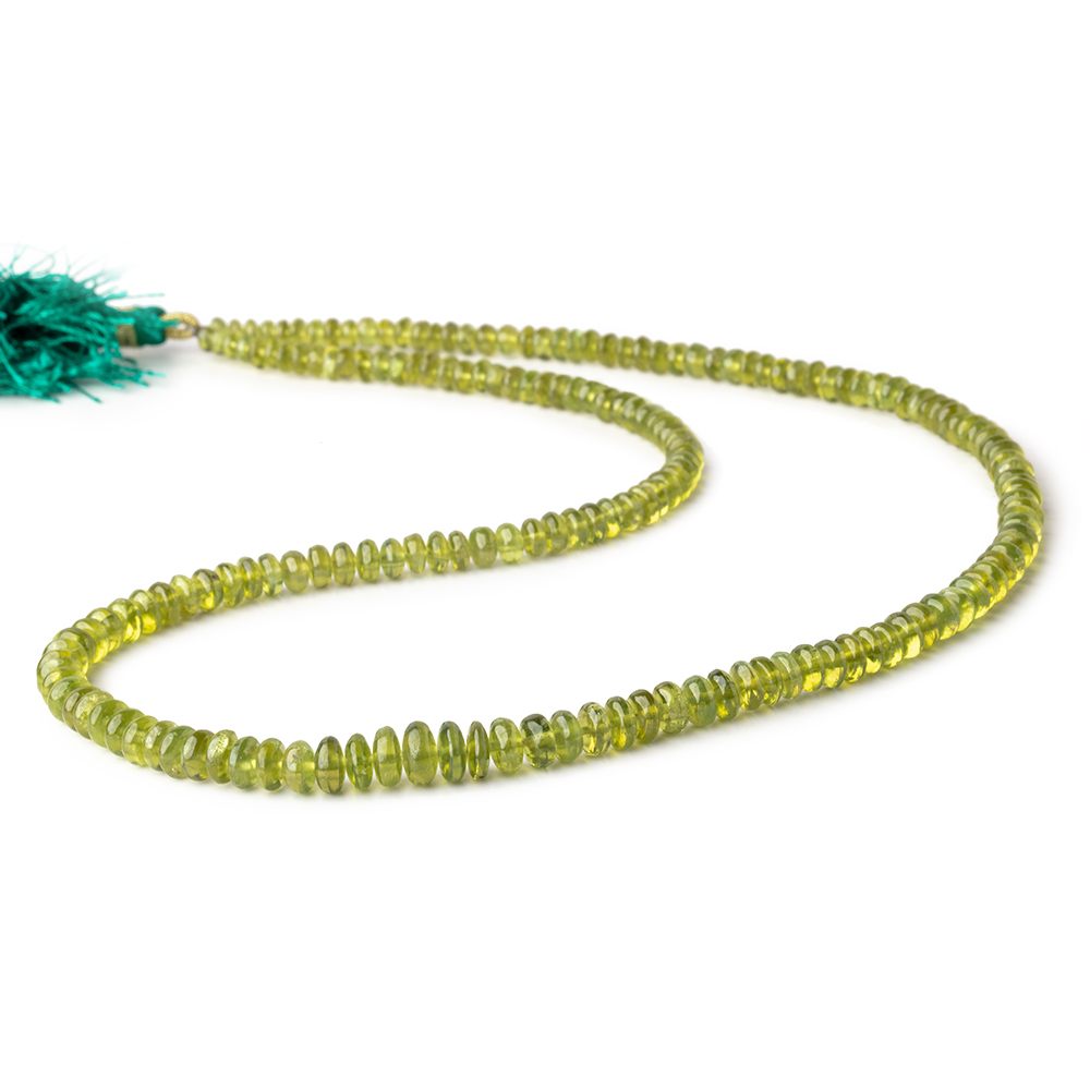 3-6mm Idocrase Plain Rondelle Beads 18 inch 170 pieces