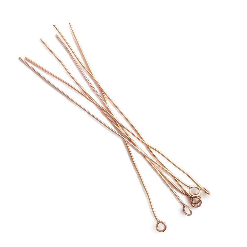 3" length Copper Eyepin 22 Guage 22 pcs per bag
