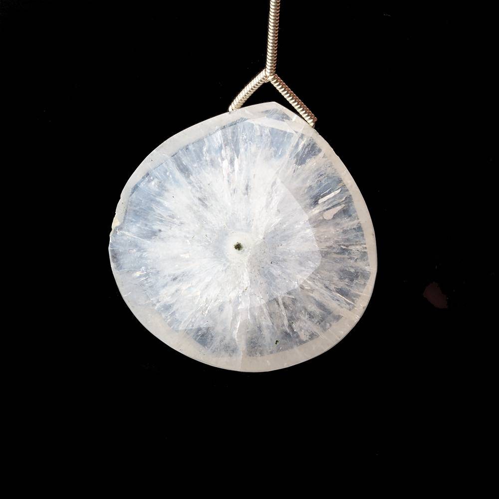 32x33mm Solar Quartz Faceted Heart Focal Bead 1 piece AAA