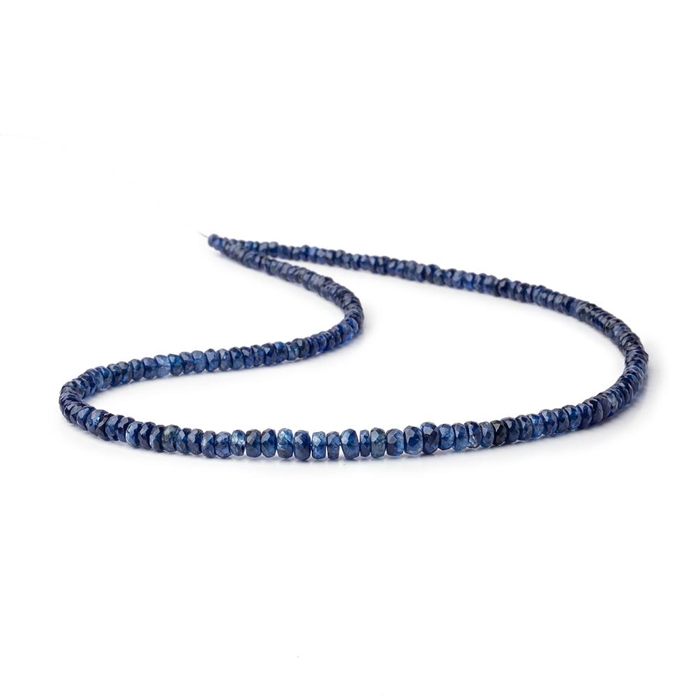 3.5-5.5mm Kyanite Faceted Rondelle Beads 17 inch 190 pieces AA