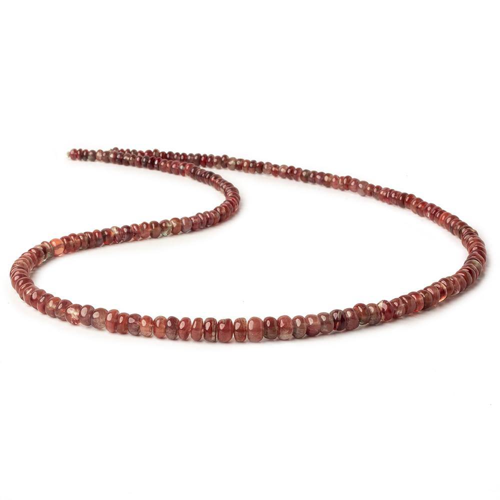 3.5-6mm Andesine plain rondelle beads 18 inch 166 pieces A